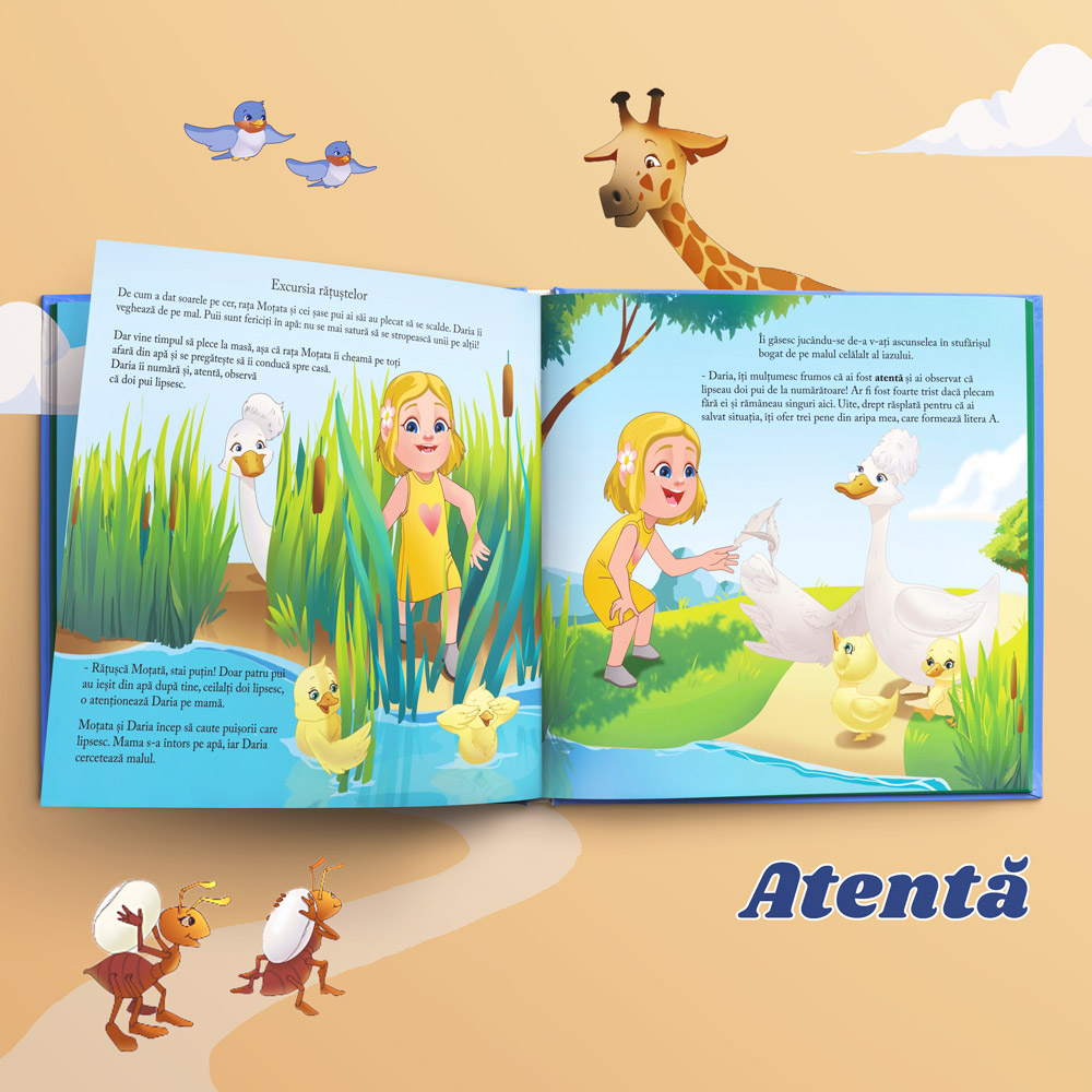 Carte personalizata pentru copii Misterul Numelui