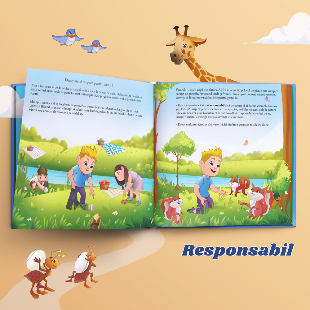 Carte personalizata pentru copii Misterul Numelui